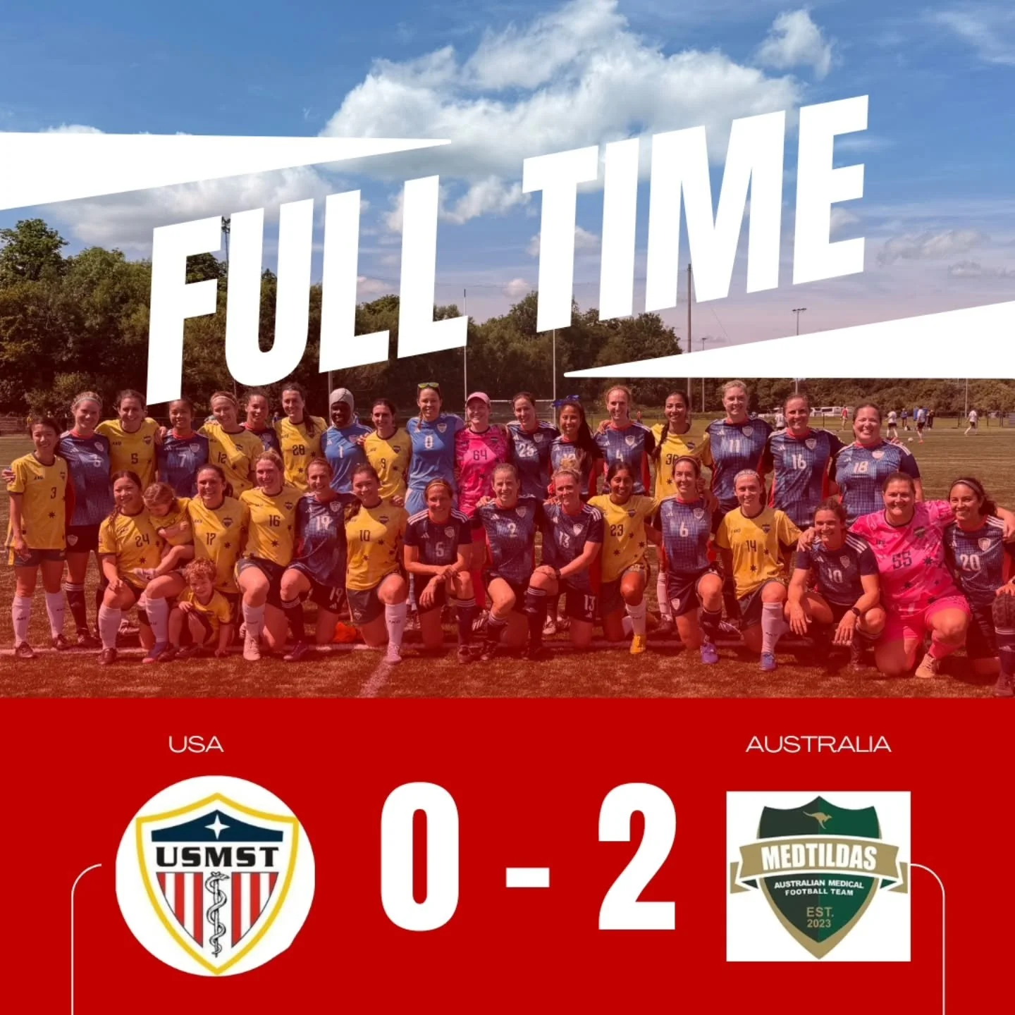 Well, it wasn't the result we wanted, but we're thankful to all the fans who came out and Live Streamed the game today and supported us.

Lots of great chances and two unfortunate goals. Lots of lessons learned and room to grow for next year!

Don't 