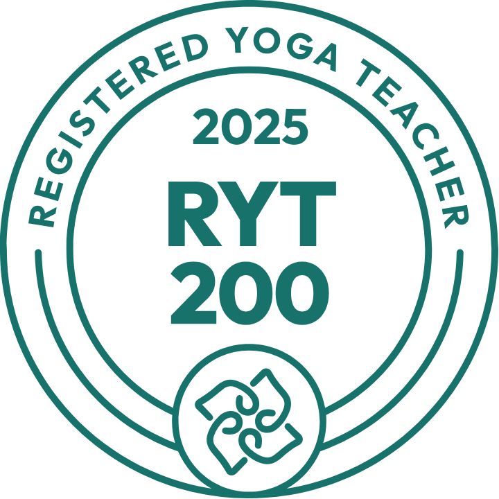 Certification Logo from the Yoga Alliance for 200 hour yoga teacher training (RYT 200)