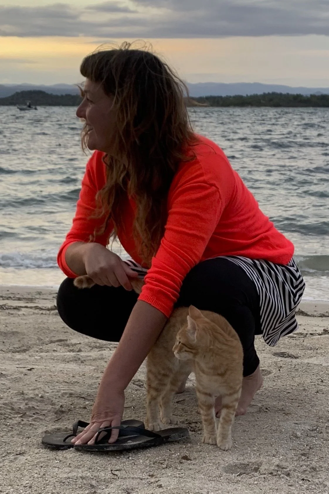 Author and Ink and Salt tutor Jane Flett at the autumn writing retreat in Halkidiki, Greece