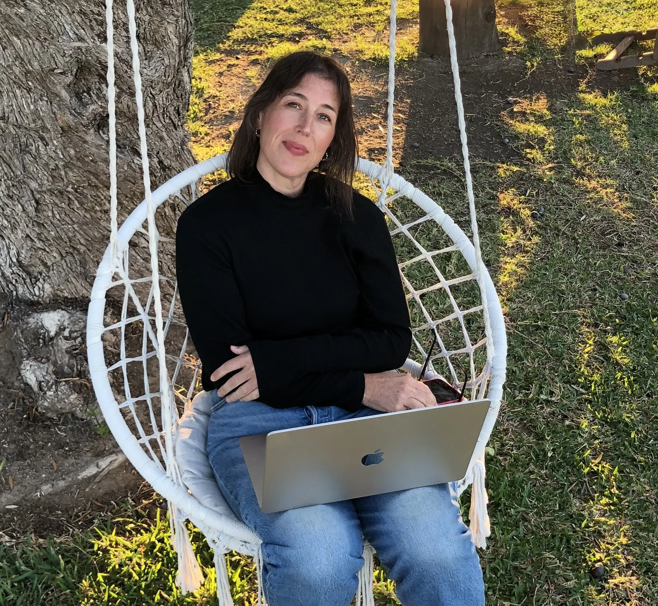Author and Ink and Salt tutor Victoria Gosling at the autumn writing retreat in Halkidiki, Greece
