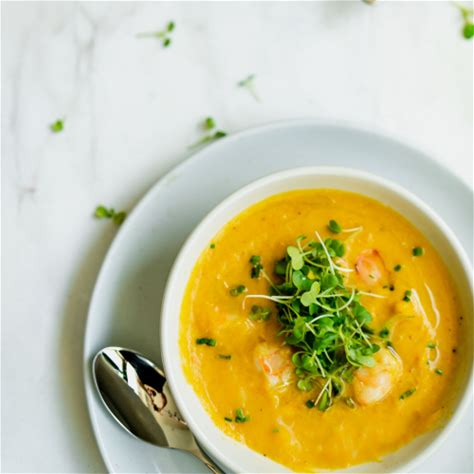 Butternut-Squash Shrimp Bisque