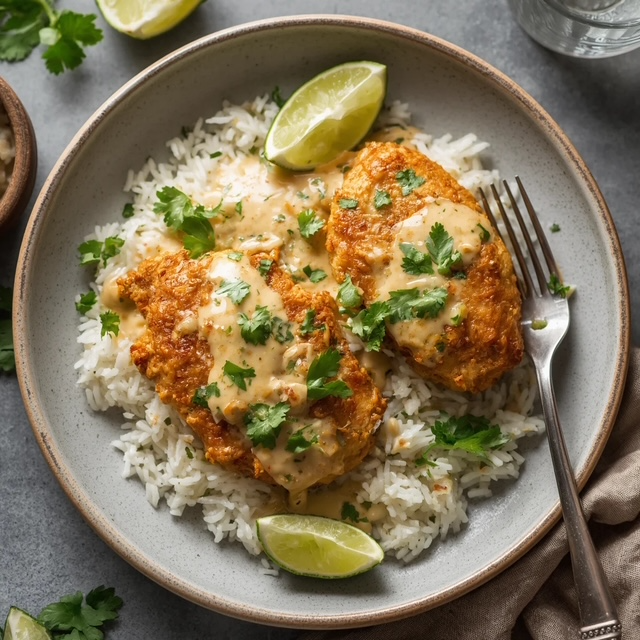 Coconut Lime Chicken with Jasmine Rice