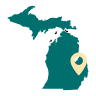 Southeast Michigan, including Wayne, Oakland, and Macomb County