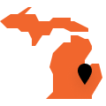 Southeast Michigan, including Wayne, Oakland, and Macomb County