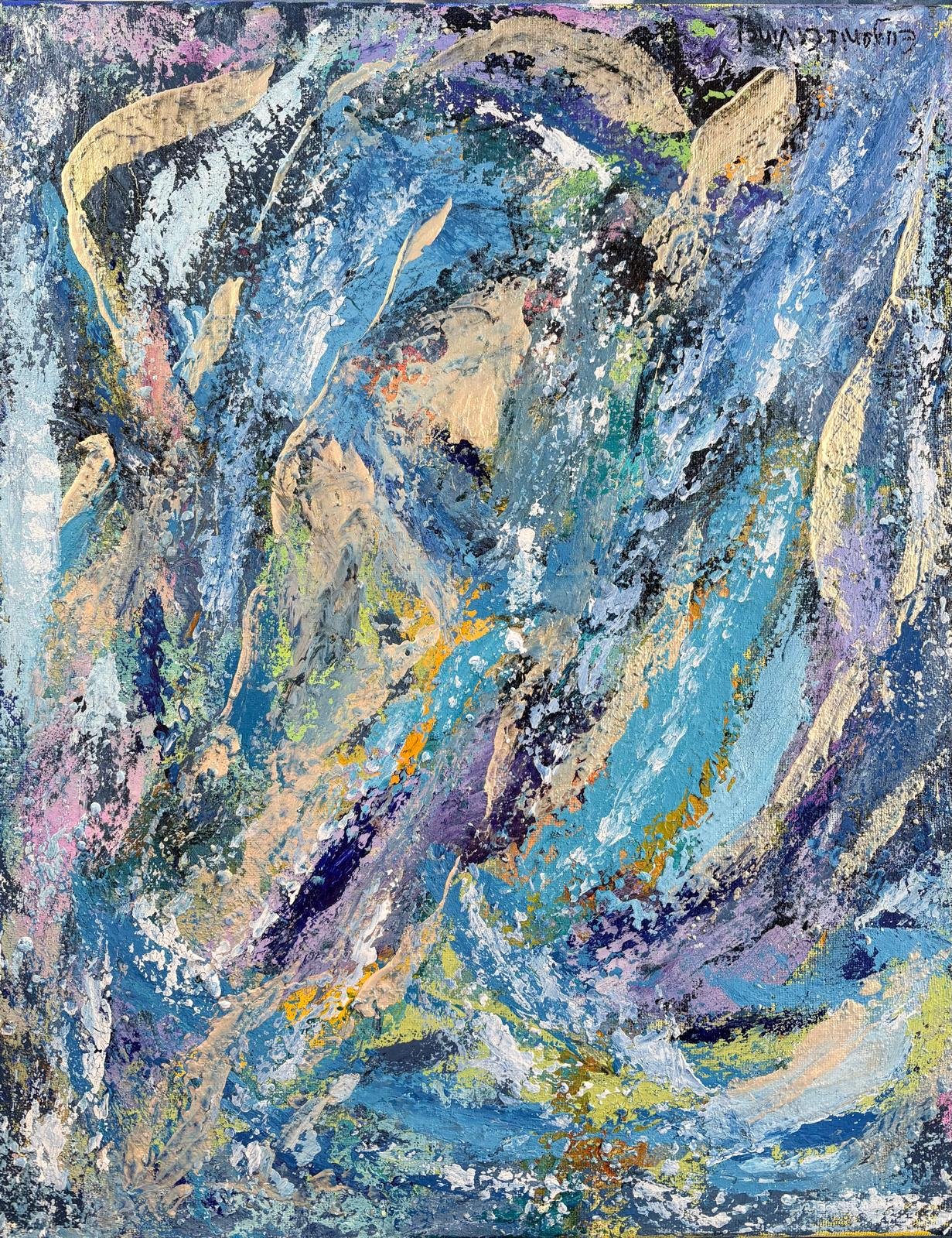 Title : “Aqua”
Size: 50 x 40 cm
Mixed media