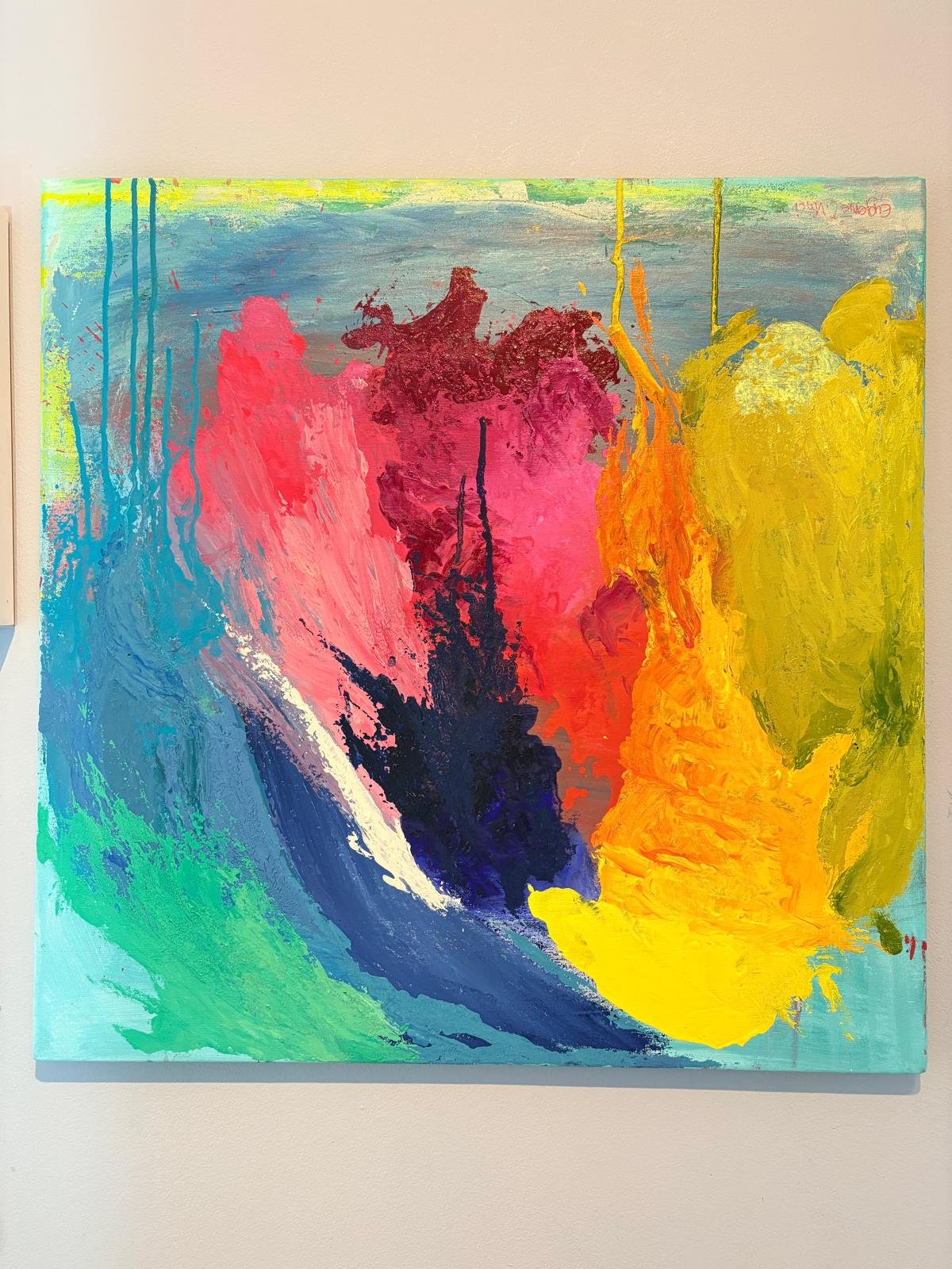 Title: Coral Reef
Size: 70 x 70 cm
Mixed media