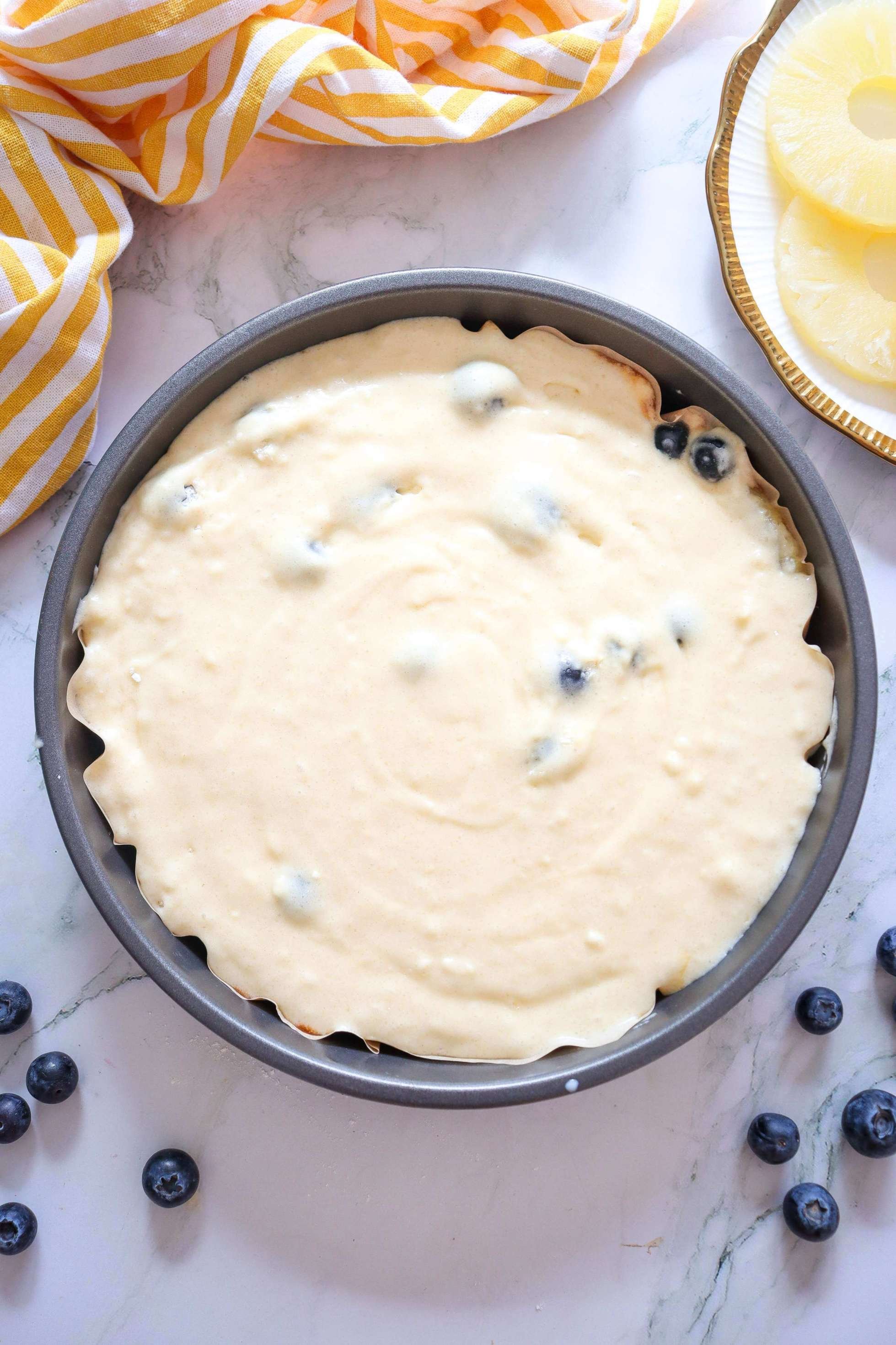 8 - In-Process - Pineapple Upside-Down Cake with Blueberries.jpg