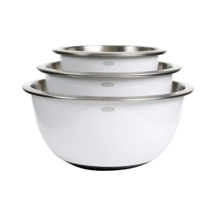 OXO Good Grips Mixing Bowl Set - 3-Piece, Stainless Steel