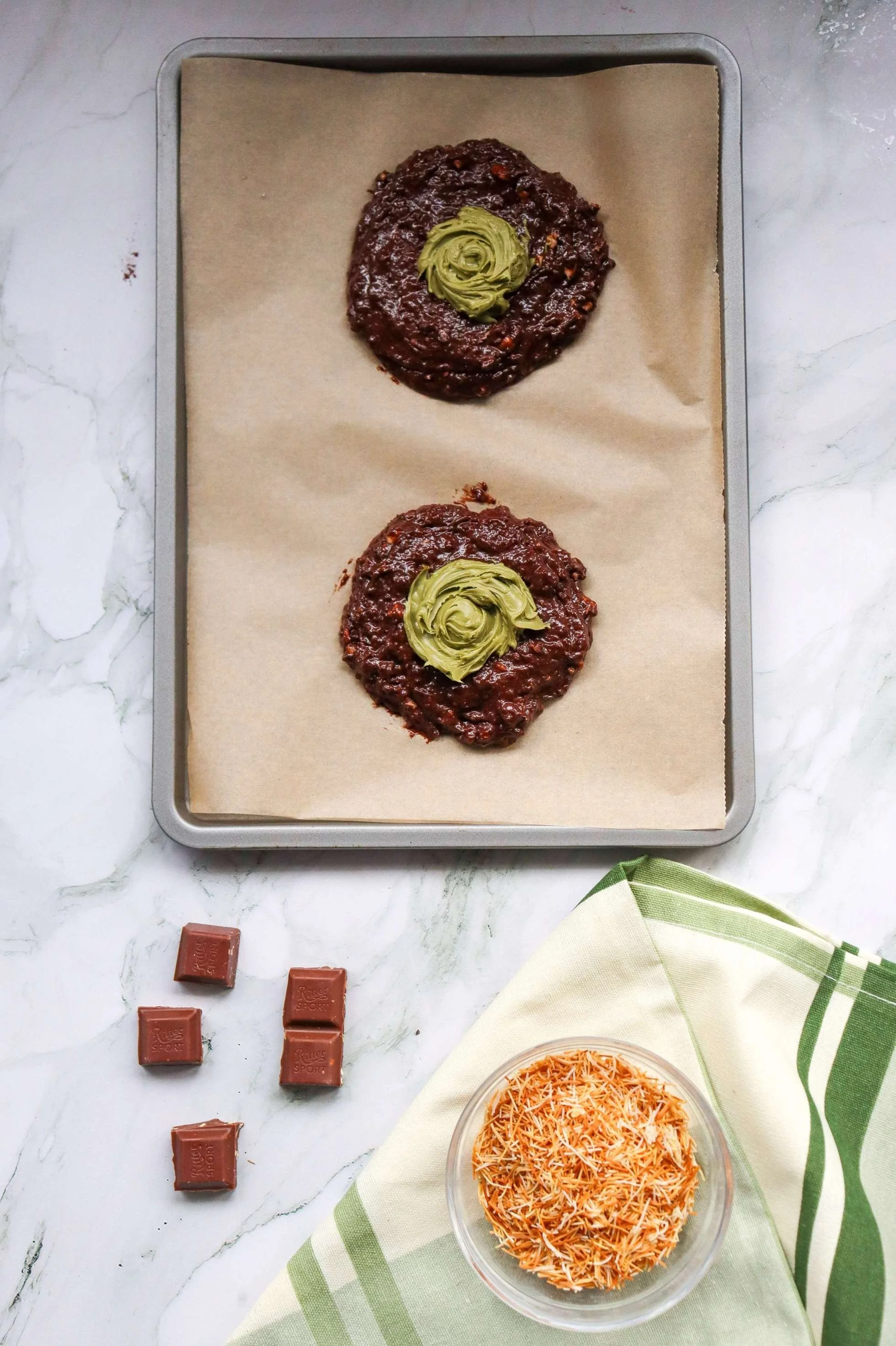 In-process 10 - Dubai Chocolate Cookies For Two.jpg