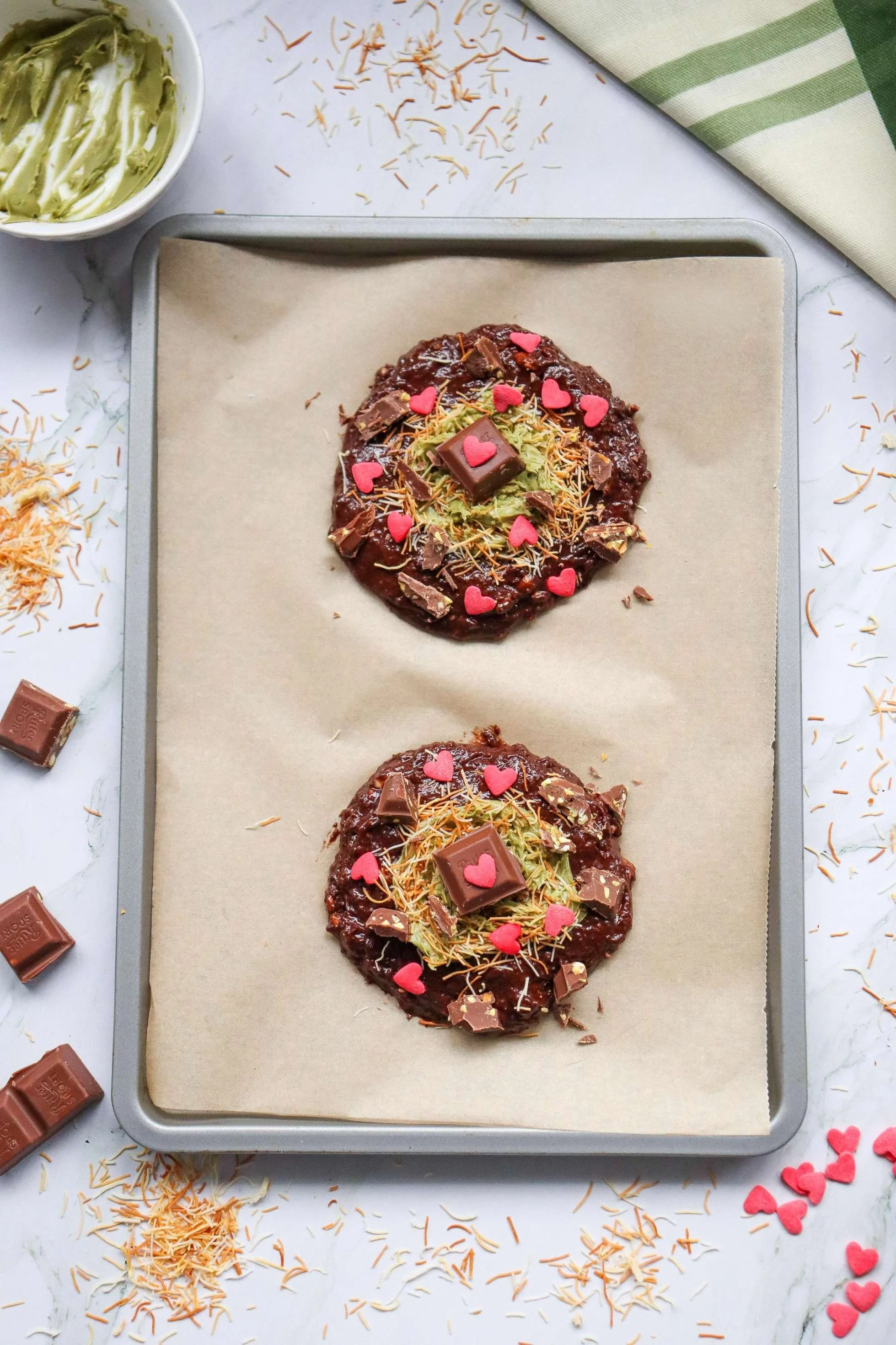 In-process 12 - Dubai Chocolate Cookies For Two.jpg