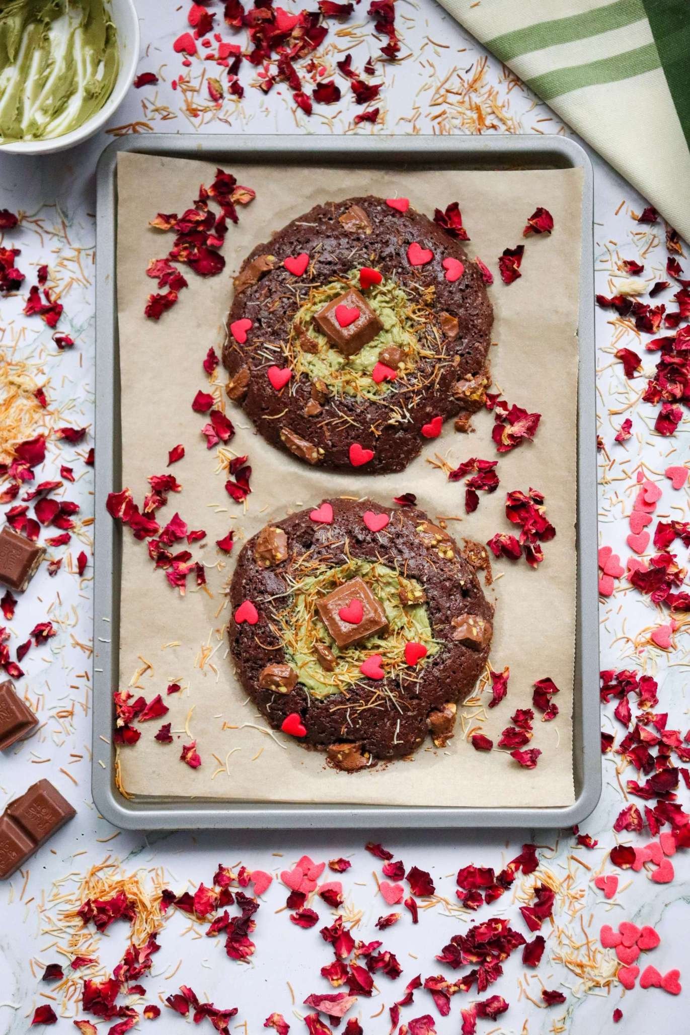 In-process 13 - Dubai Chocolate Cookies For Two.jpg
