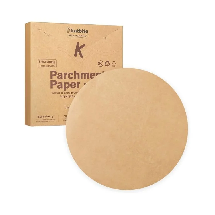 Katbite Unbleached Parchment Paper Rounds