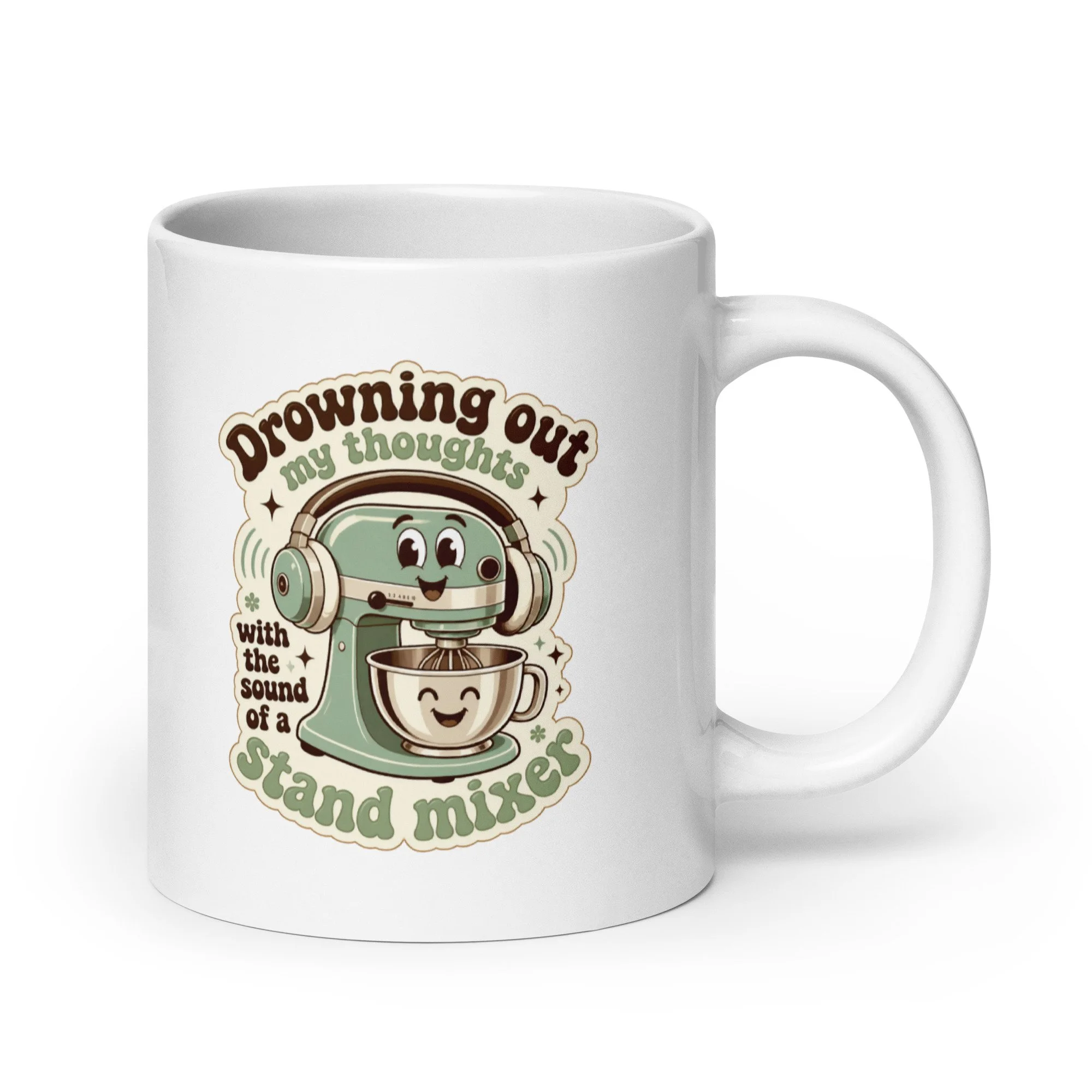 The "Stand Mixer Sanctuary" Retro Mug