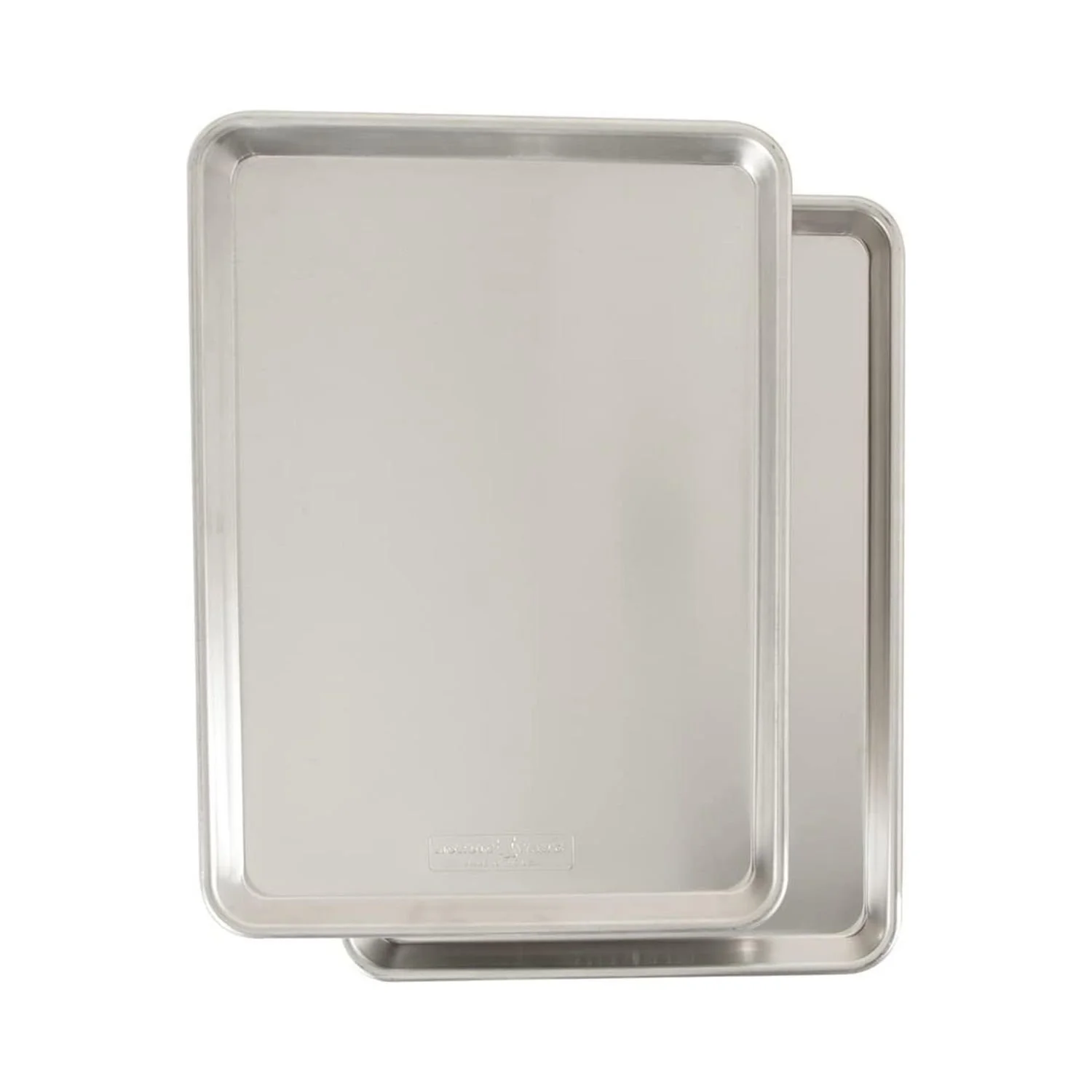 Stacked Nordic Ware Naturals aluminum half sheet pans.