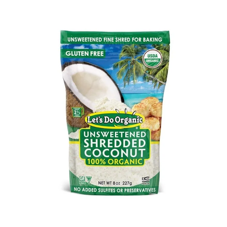 Let's Do Organic Unsweetened Shredded Coconut