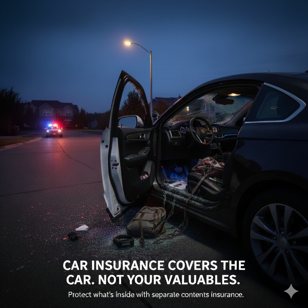 Car Insurance Fun Fact: Break ins and Stolen Items