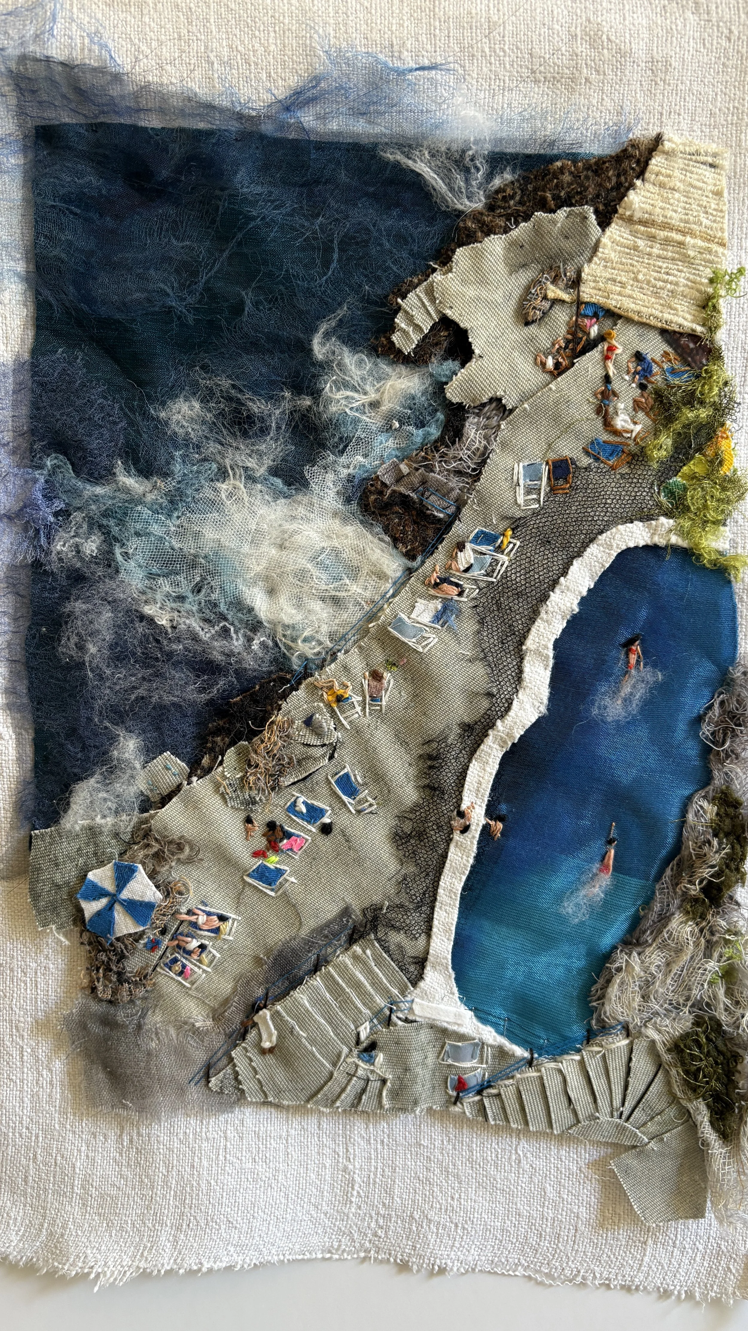 Le gros son des vagues - 2026 (37 x 33 cm)