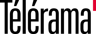 Close-up of the Telerama logo with black text.