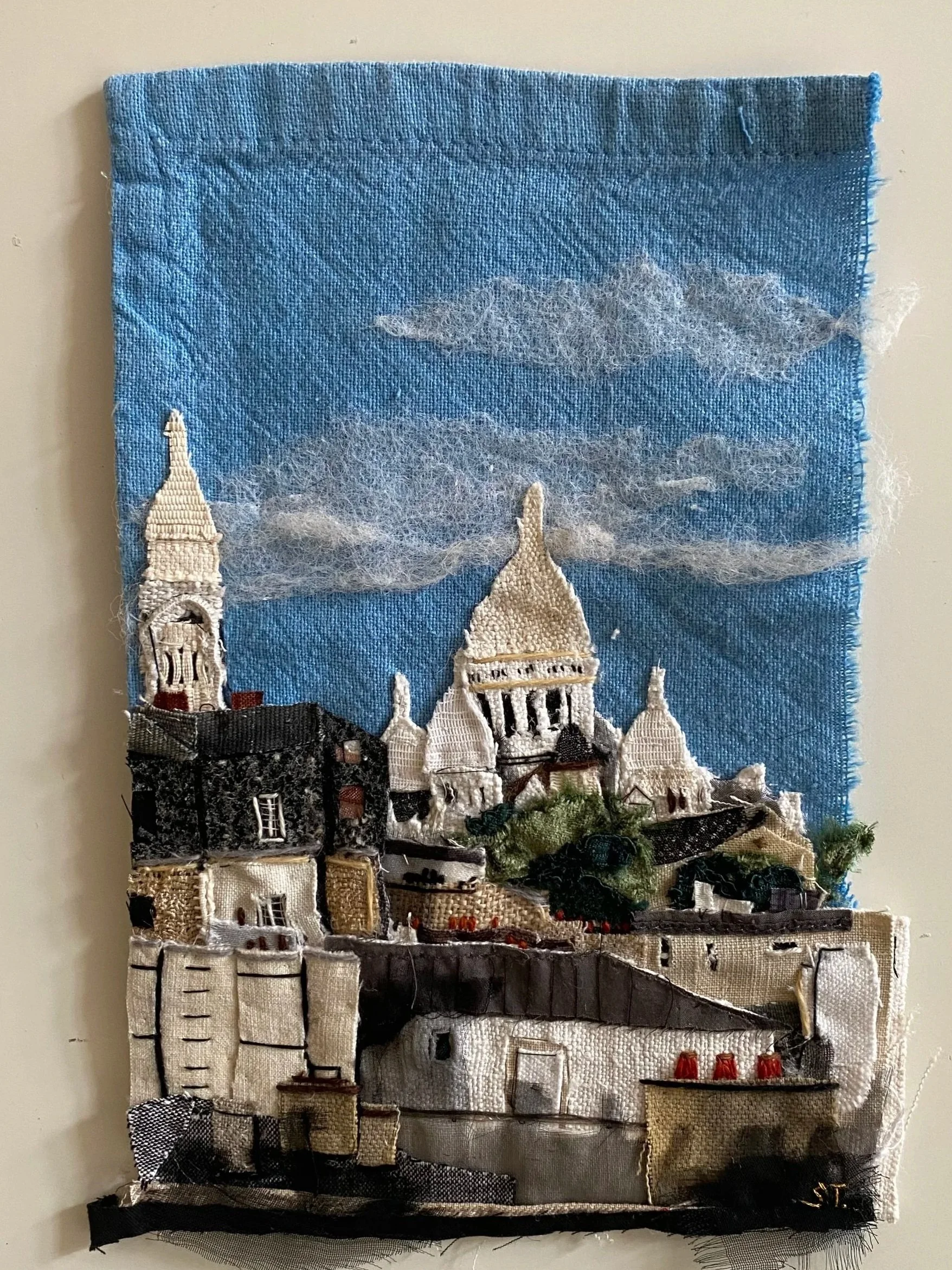 Cieu bleu sur Montmartre (22 cm x 15 cm) - 2024

