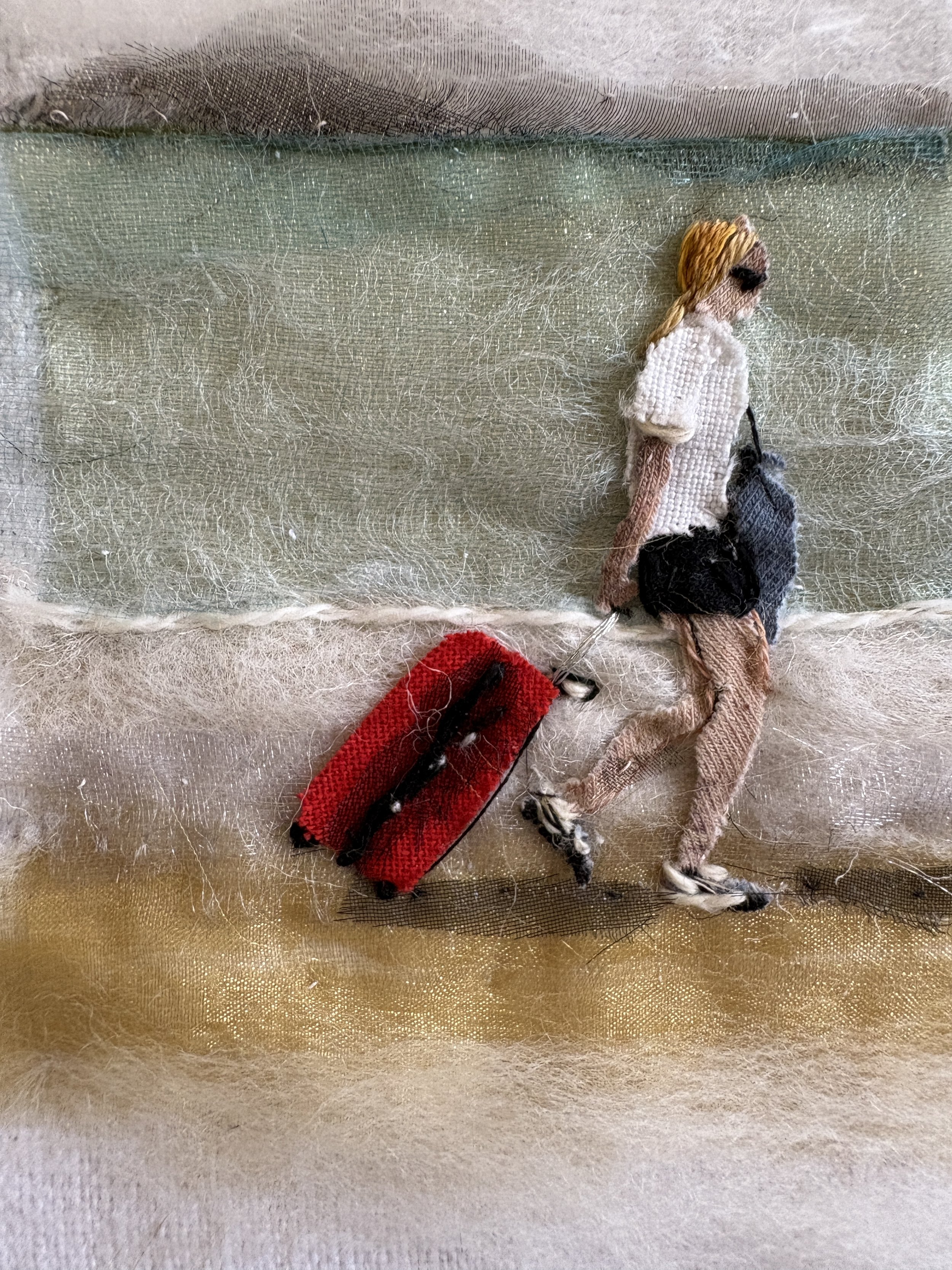 Rolling stone on the beach - 2026 (18 x 13 cm)