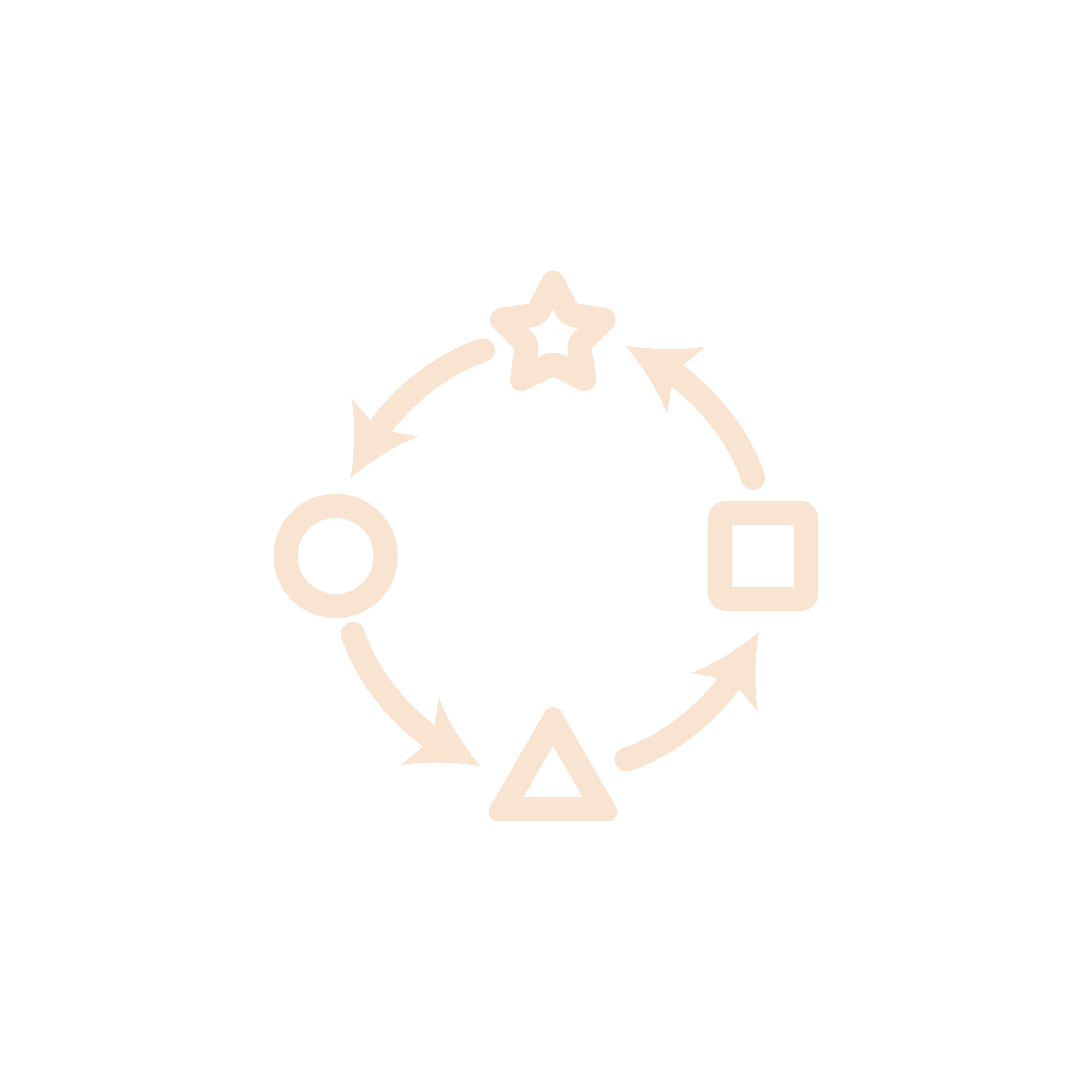 shapes with arrows connecting