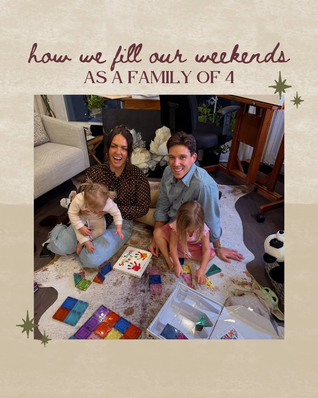 These are my favorite &amp; most cherished weekends. The ones where things move slow, we get to see our people, we get some things done around the house, and we eat yummy food. It&rsquo;s funny how the &ldquo;ideal&rdquo; weekend changes so much when
