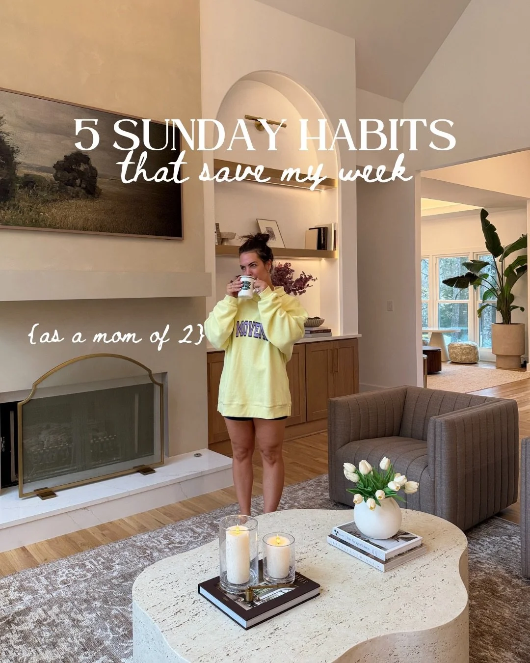 Simple Sunday habits that make for a calmer week!! {included a few favorite toddler recipes too!}

#sundayreset #momtips #momroutine
