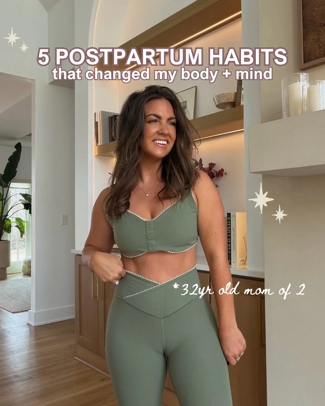 Postpartum taught me that the habits that make the biggest difference are the &ldquo;boring ones.&rdquo; These are small changes I have stuck to that have actually moved the needle &amp; made the biggest difference for me mentally &amp; physically🤍