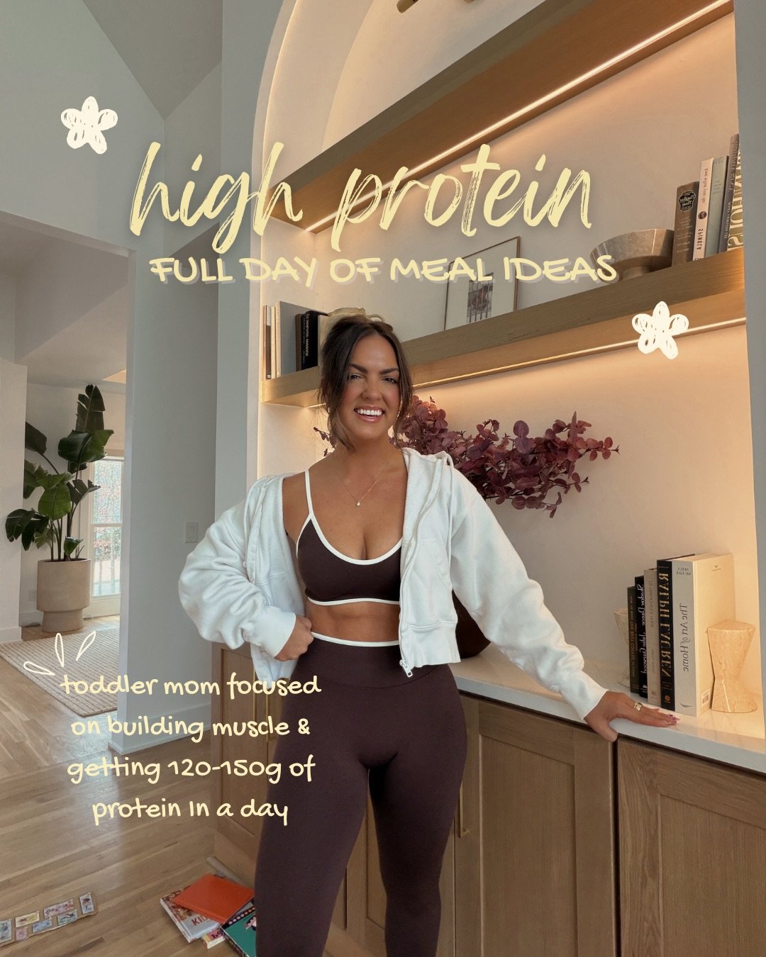 EASY HIGH PROTEIN MEAL IDEAS🍴💫 as a busy mom who doesn&rsquo;t love to cook, these are some of my go-to meals! 

Each meal use is the most bang for your buck to get your protein in while also not going overboard with calories!

#highproteinmeals #p