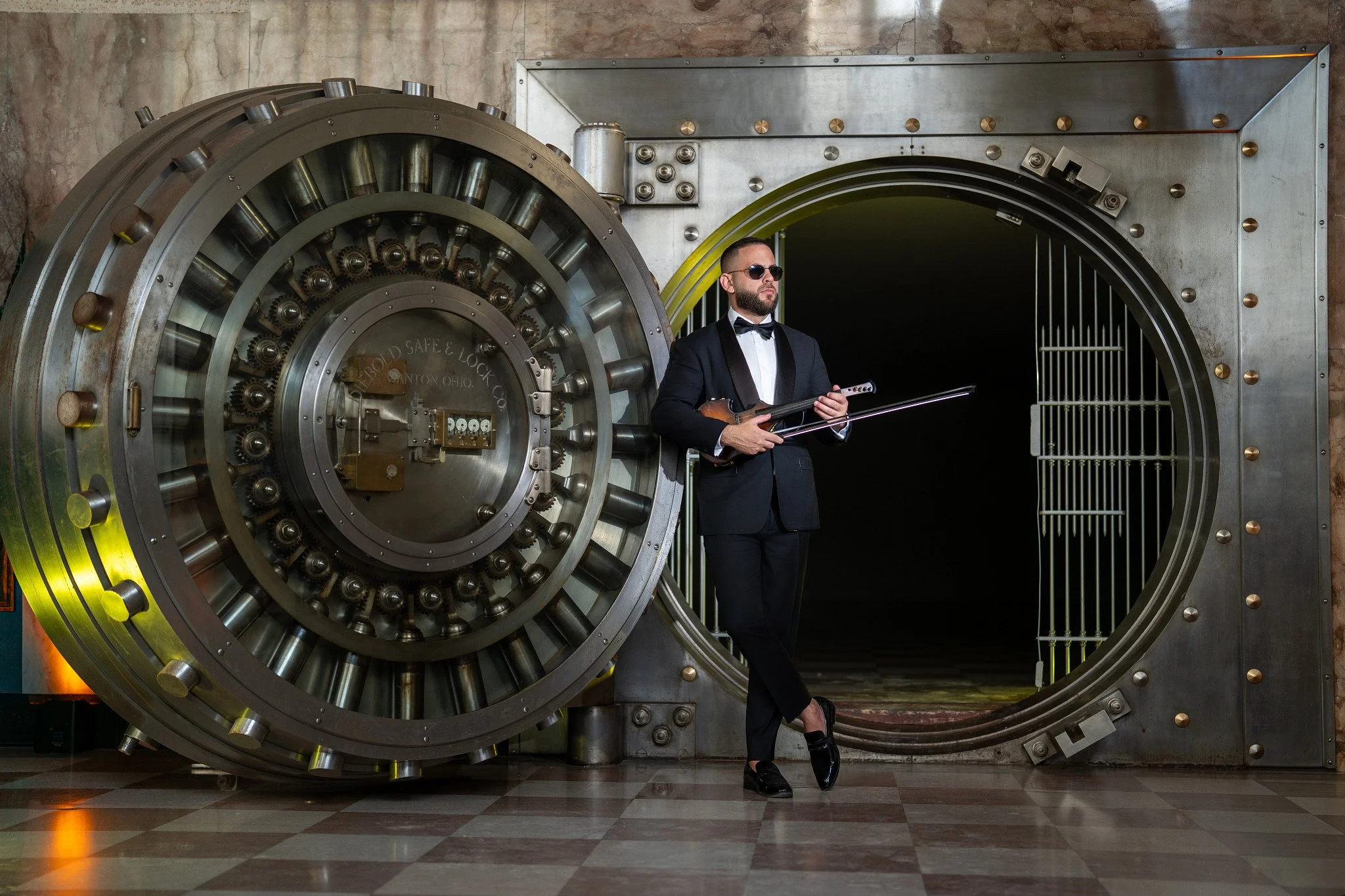 Historic vault inside The Historic Alfred I. duPont Building in Miami during a luxury event