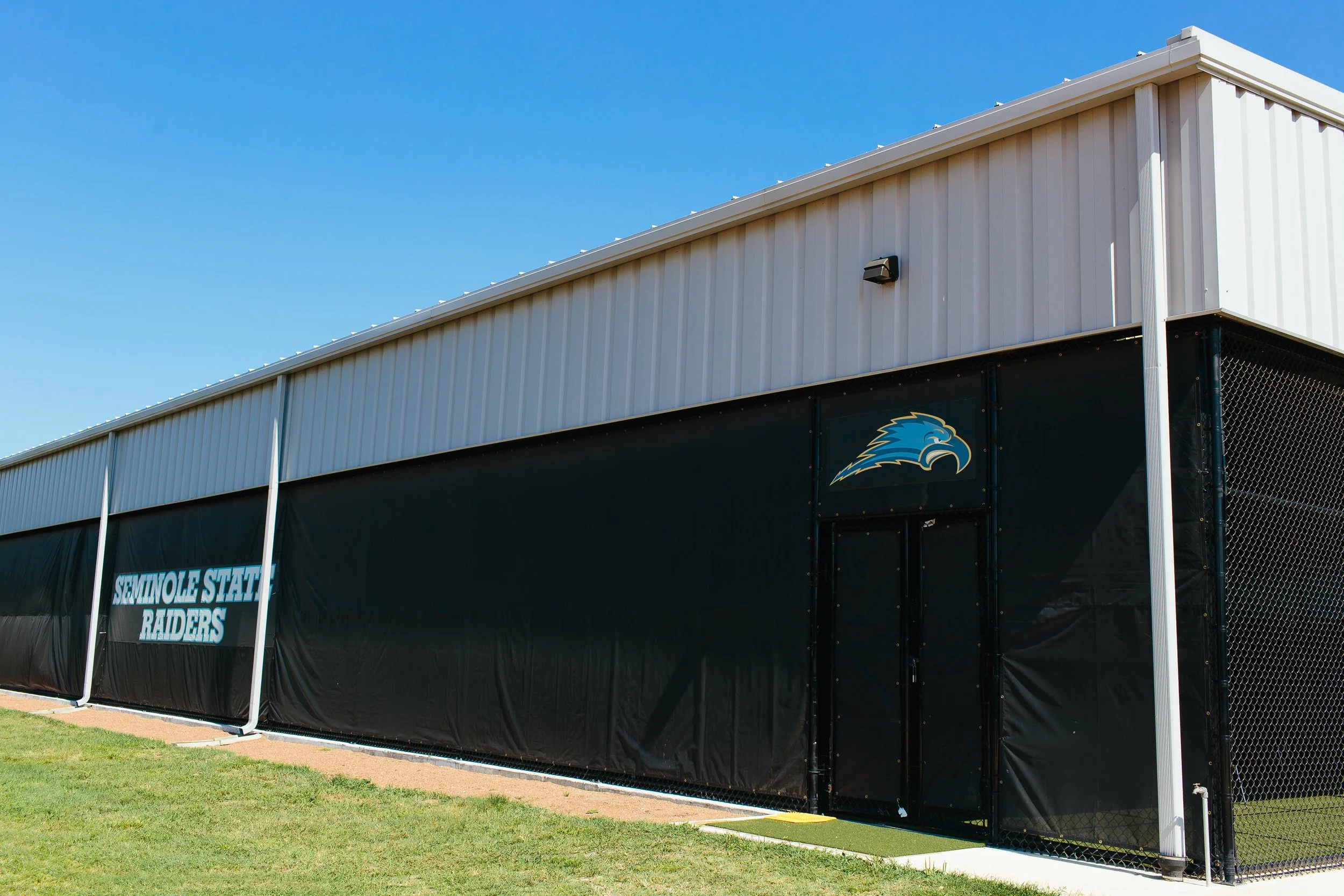 Seminole State College Batting Cages Exterior