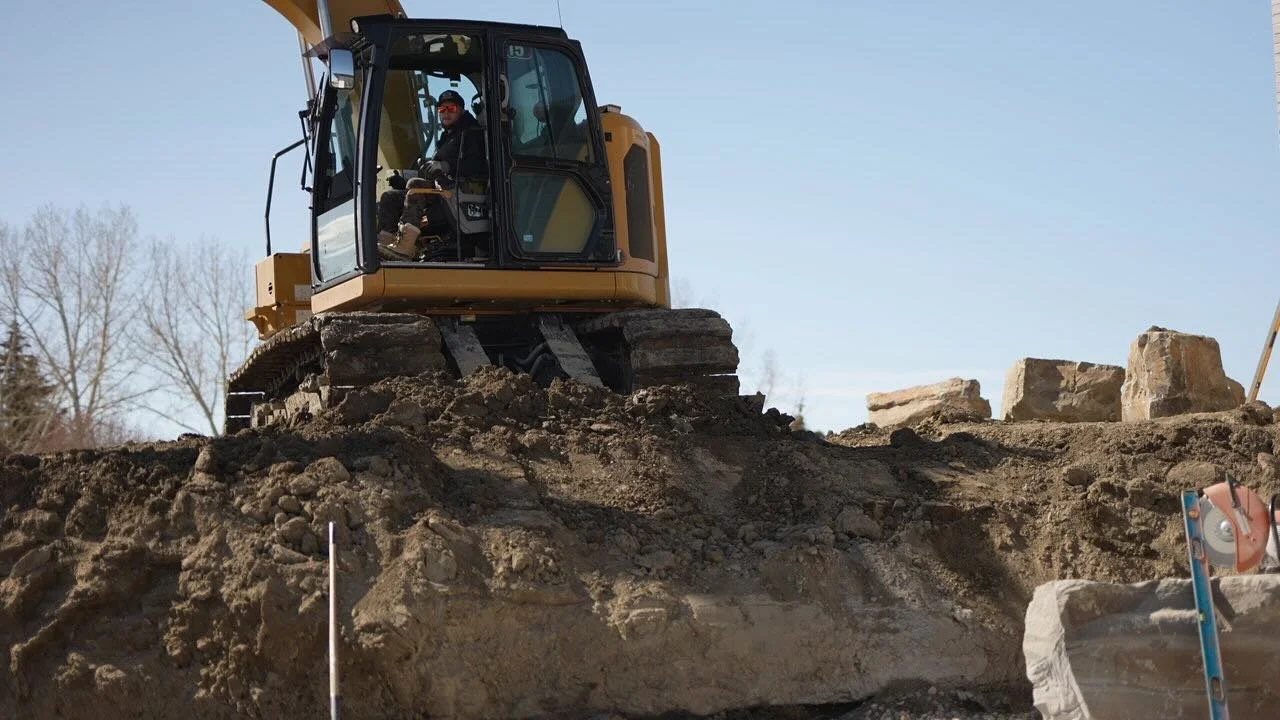 Tomorrow the season begins. 🪨 🍃 🌳 - Still booking for 2024. What can we do for you?
.
.
&bull; Booking 2024 #CookItUp
.
.
#excavation #excavating #excavator #cat #caterpillar #machine #photography #photooftheday #photo #photographer #land #landsca
