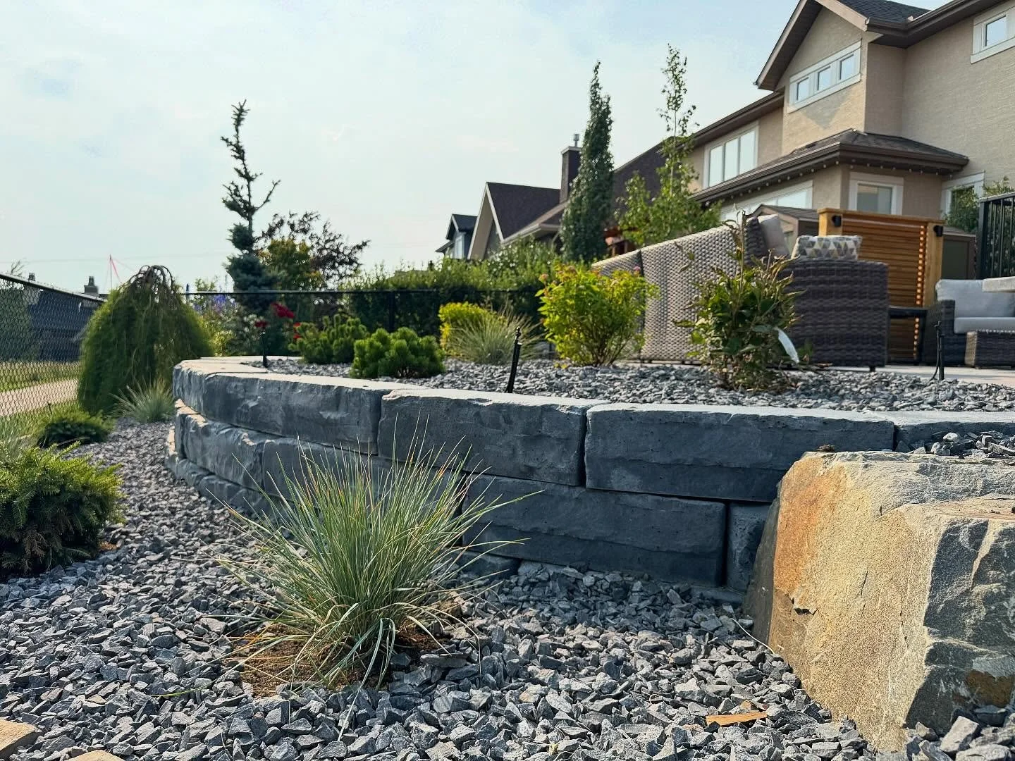 Tuscany Estates Project 🌳⚒️🧱 - Swipe through to see this beautiful transformation.
.
.
&bull; Booking 2026 #CookItUp
.
.
#Calgary #YYC #Landscape #Instagram