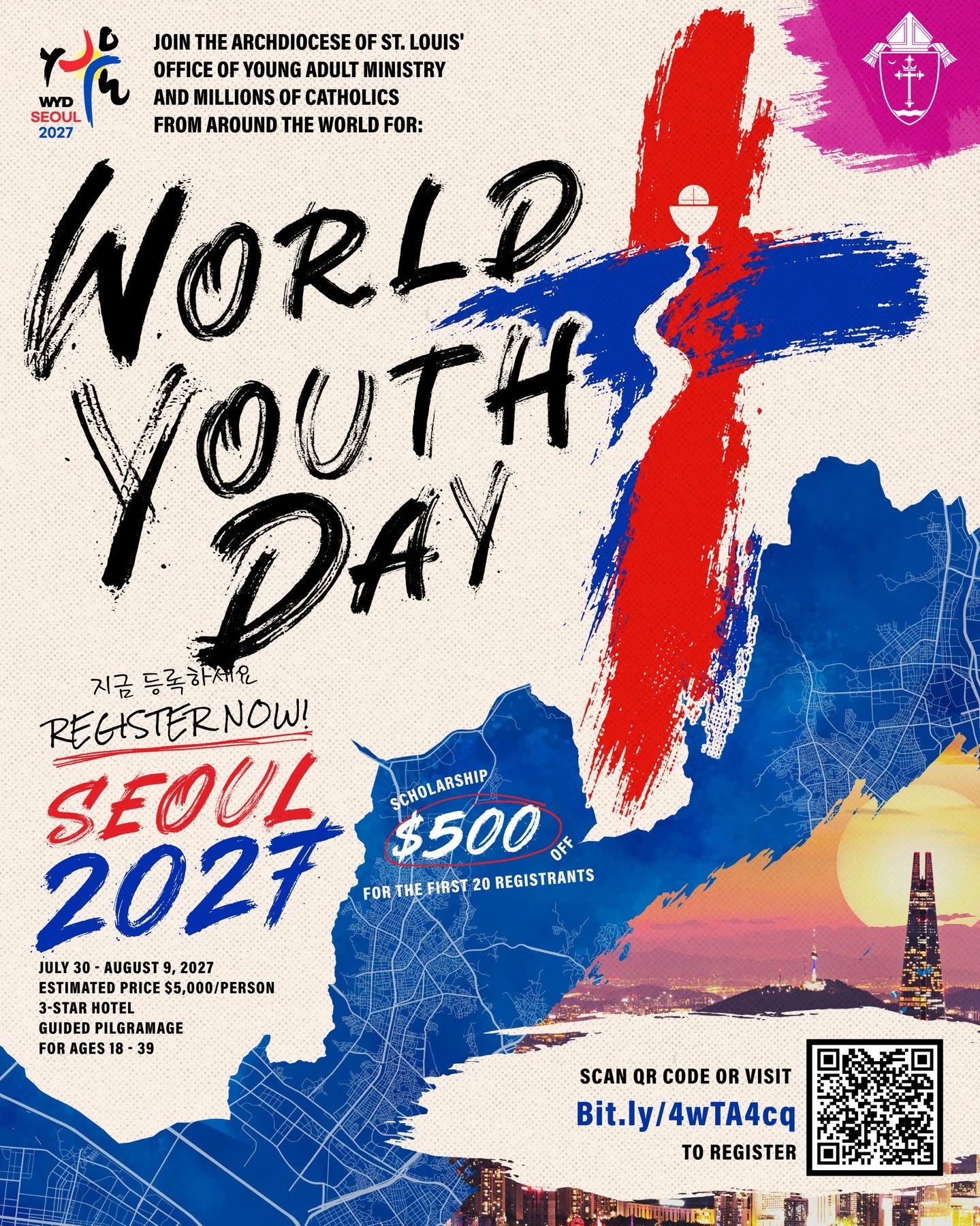 Don't miss out on this exciting opportunity to visit Seoul, South Korea! Seoul is a vibrant city that blends traditional and modern culture. With its historical sites, contemporary architecture, and diverse cultural experiences, it offers a unique ba