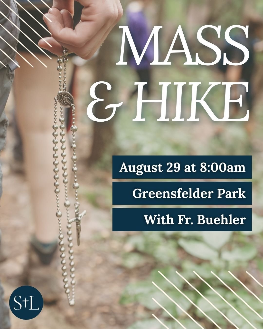 🥾🌲 Join us for our next Mass &amp; Hike on Saturday, August 29!

We'll be hitting the Eagle Valley &amp; Beulah Loop Trail at Greensfelder County Park for a beautiful morning of fellowship, prayer, and adventure. The full route is 9.4 miles (with o