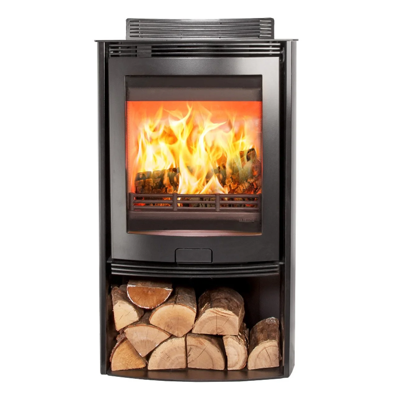 Di Lusso R5 Euro - Curved Black Sides - Woodburning Stove.jpg