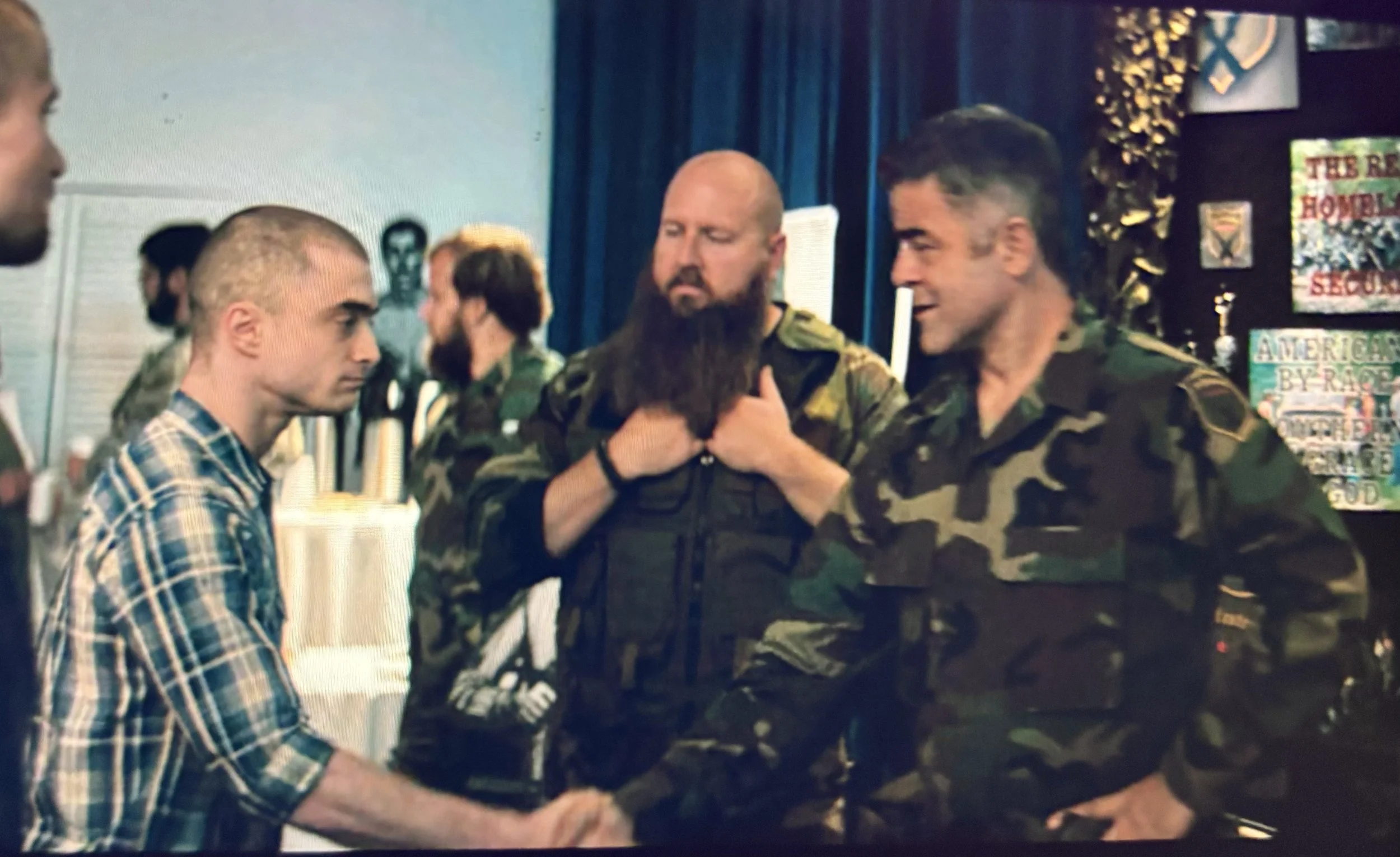 Mike Marunde and Daniel Radcliffe in Imperium