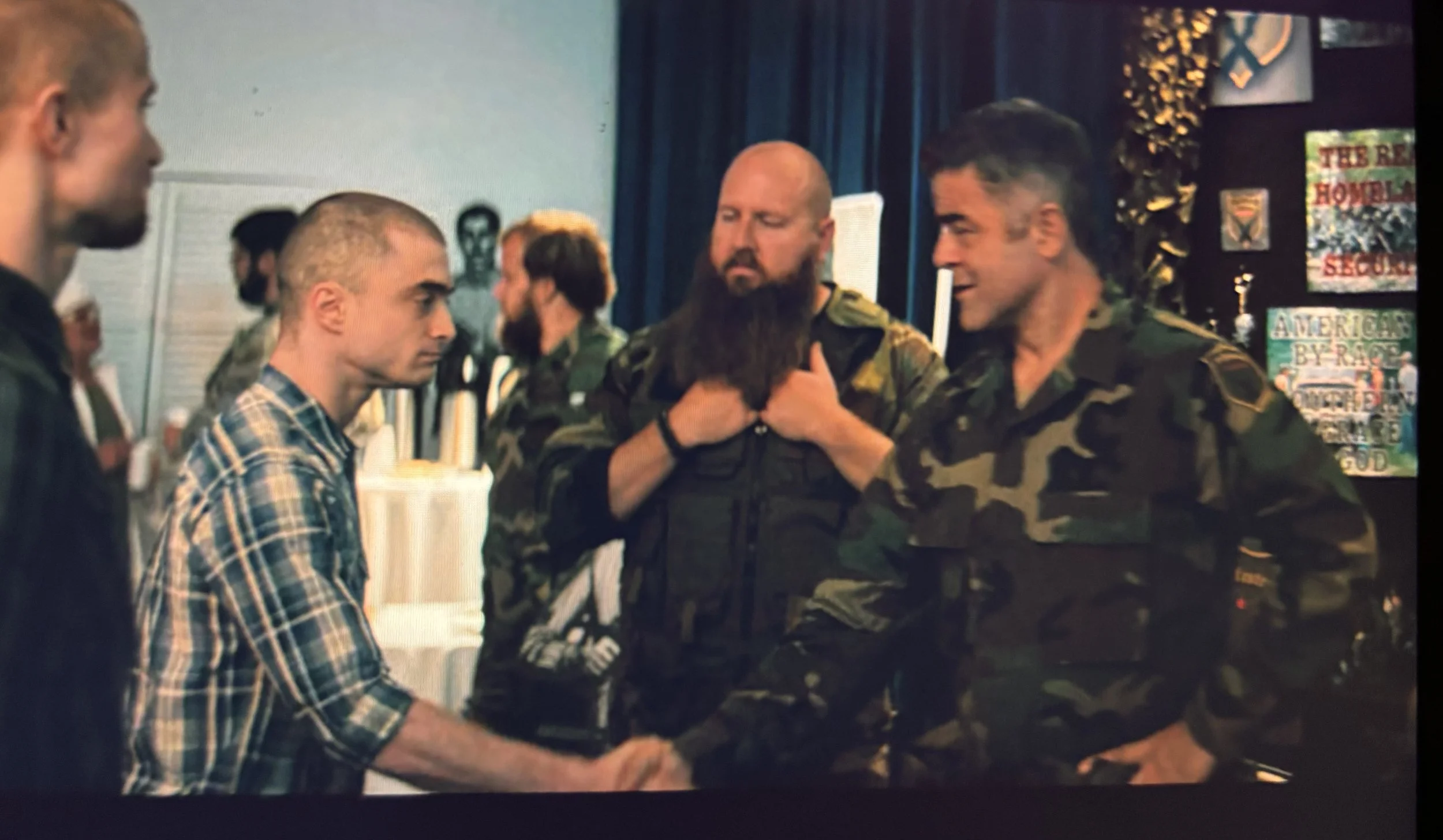 With Daniel Radcliffe in Imperium