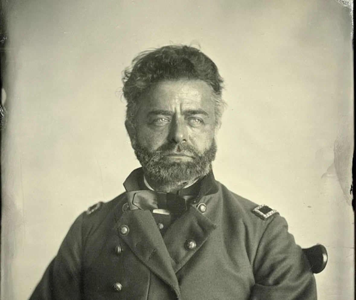 Mike Marunde as Kit Carson in Legends and Lies