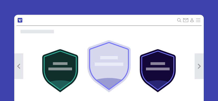 A flat illustration depicting a series of certifications