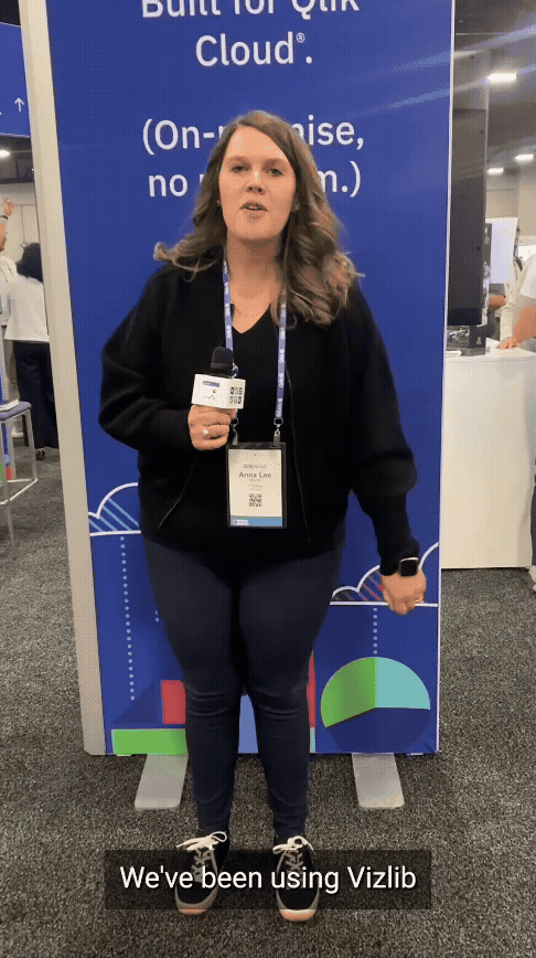 Extract from testimonial reel recorded at QlikWorld 2023