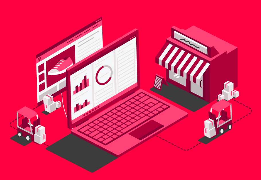 Econsultancy paywall illustration - ecommerce functions