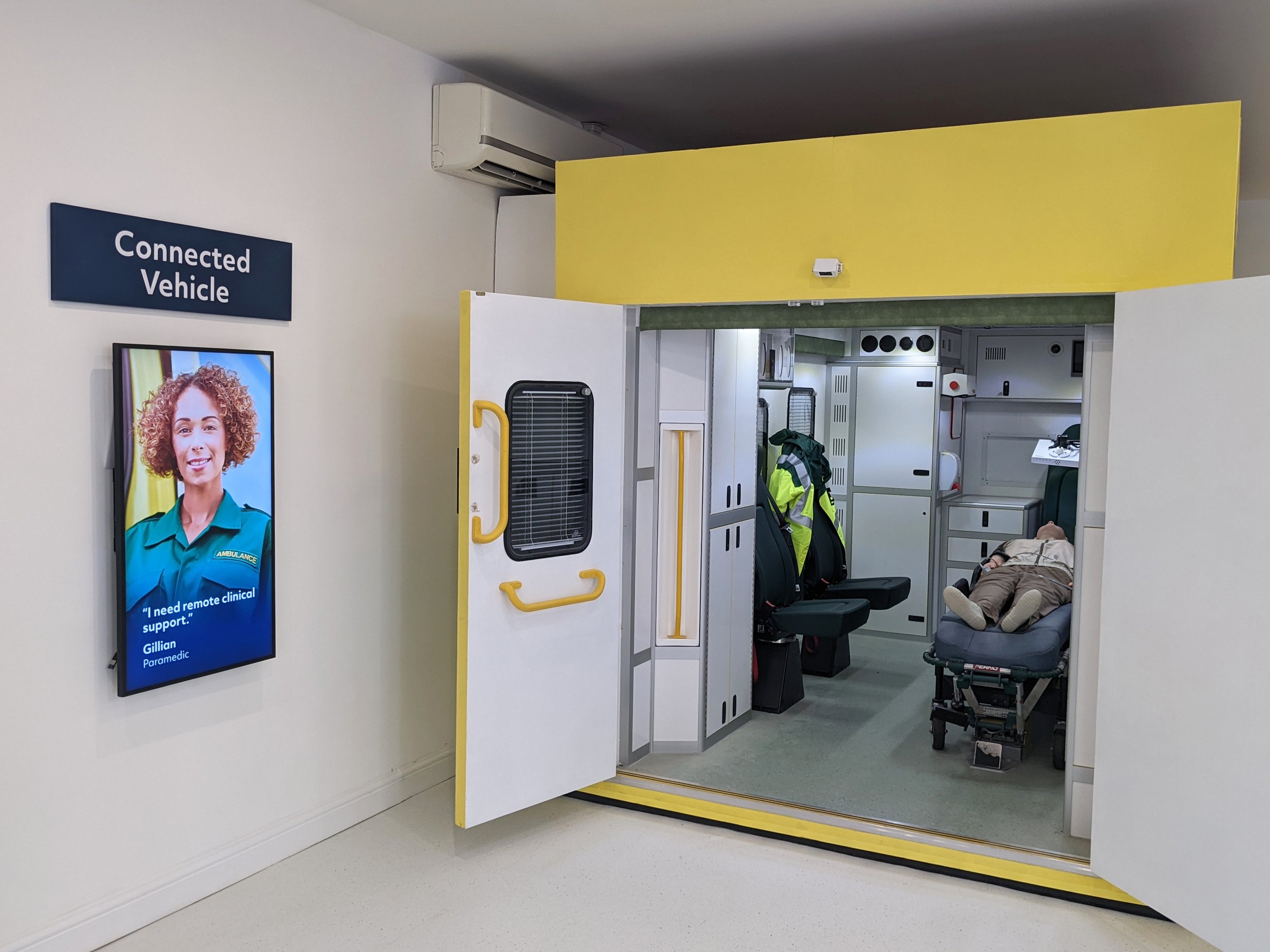 Photo of the Connected Vehicle area within the CHC