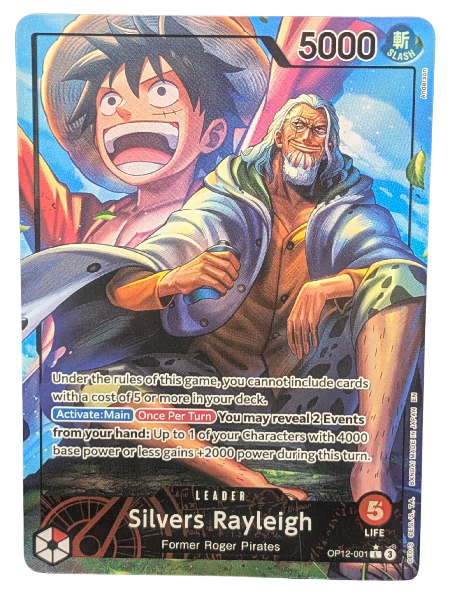 Silvers Rayleigh (Alternate Art) [OP12-001]