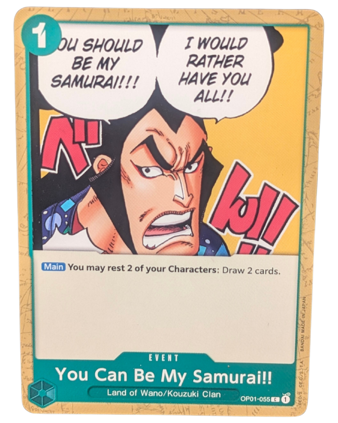 You Can Be My Samurai!! [OP01-055]