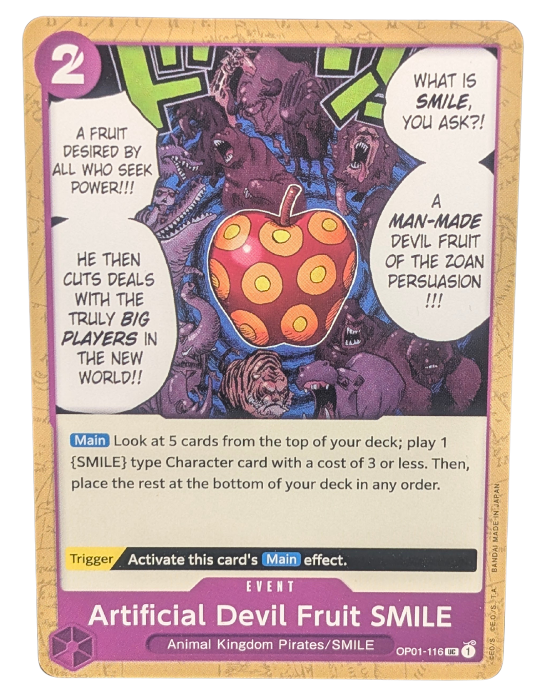 Artificial Devil Fruit SMILE [OP01-116]