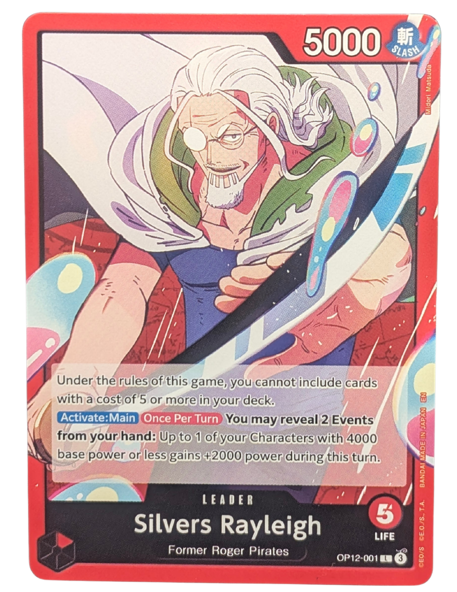 Silvers Rayleigh [OP12-001]