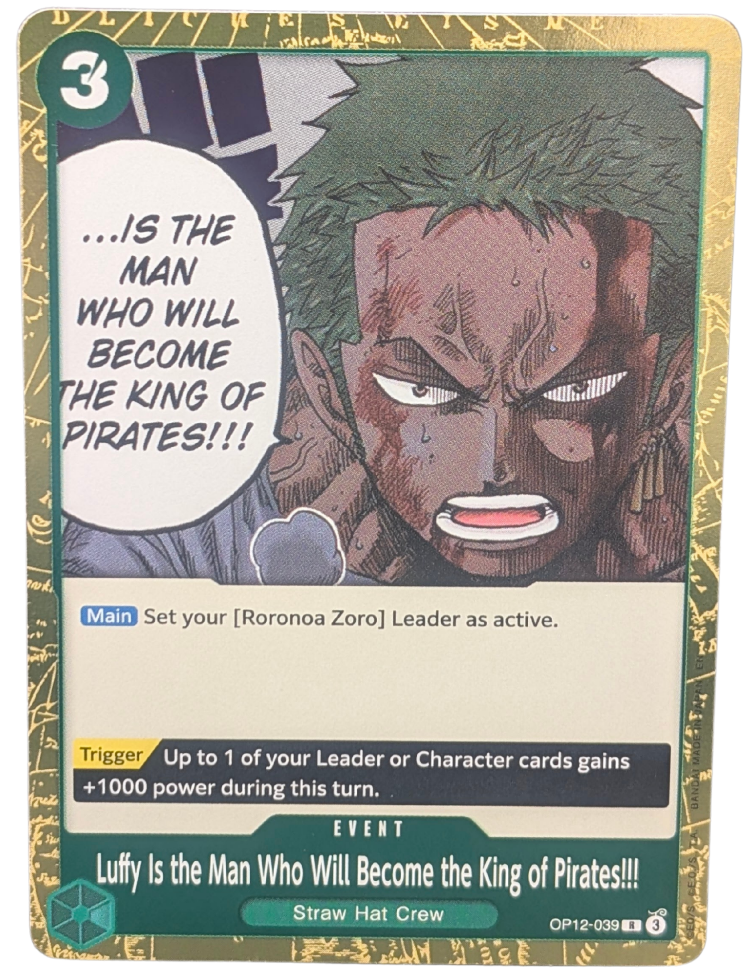 Luffy Is the Man Who Will Become the King of Pirates!!! [OP12-039]