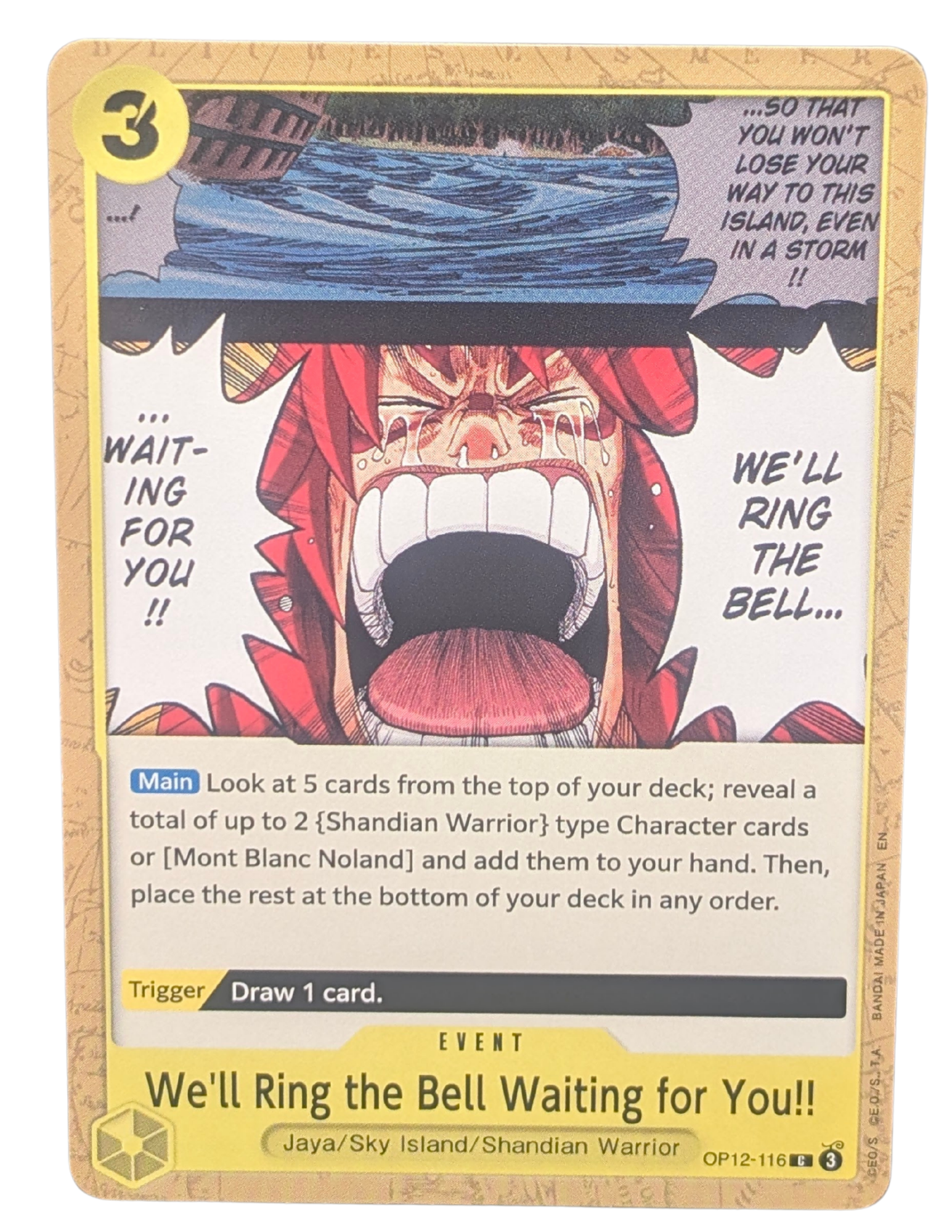 We'll Ring the Bell Waiting for You!! [OP12-116]