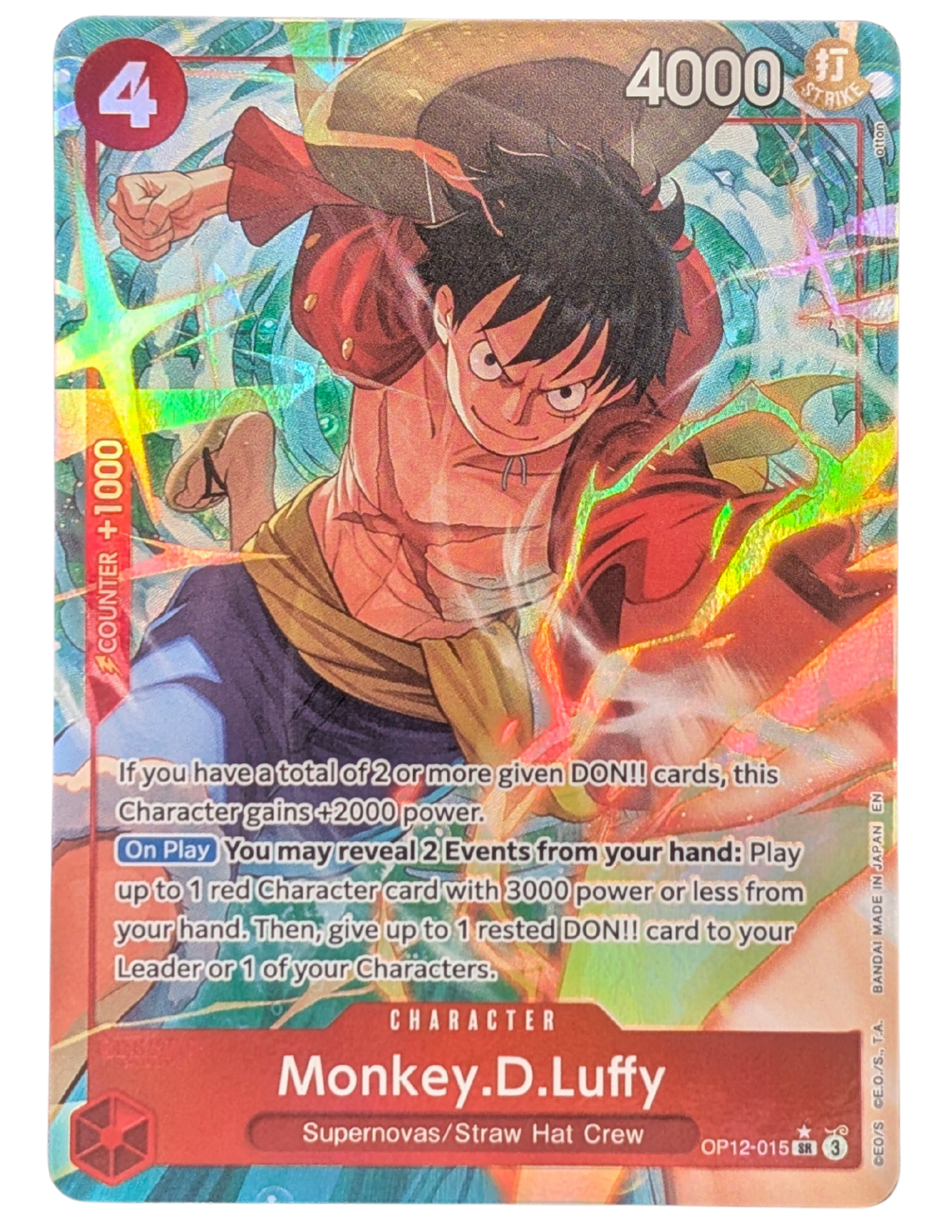 Monkey.D.Luffy (Alternate Art) [OP12-015]